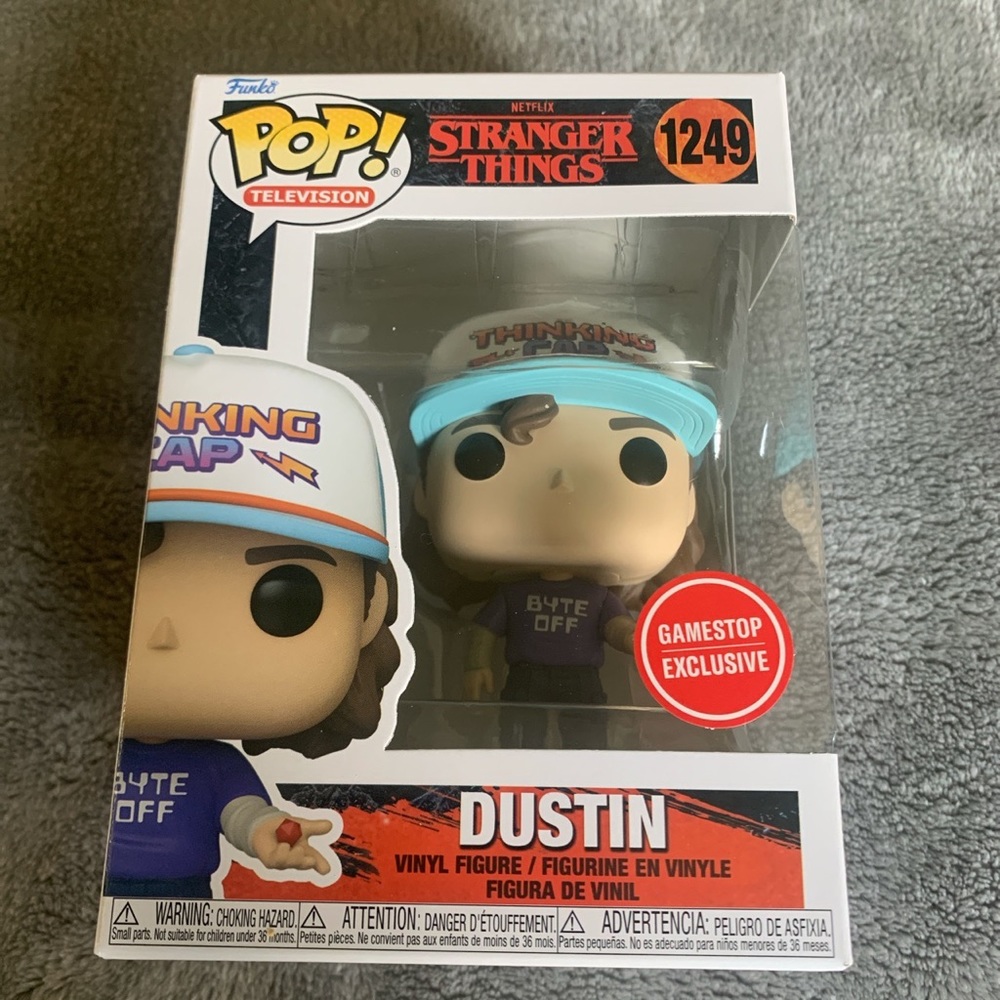 Funko Pop! Television Netflix Stranger Things 4 Game Stop Exclusive Dustin #1249
